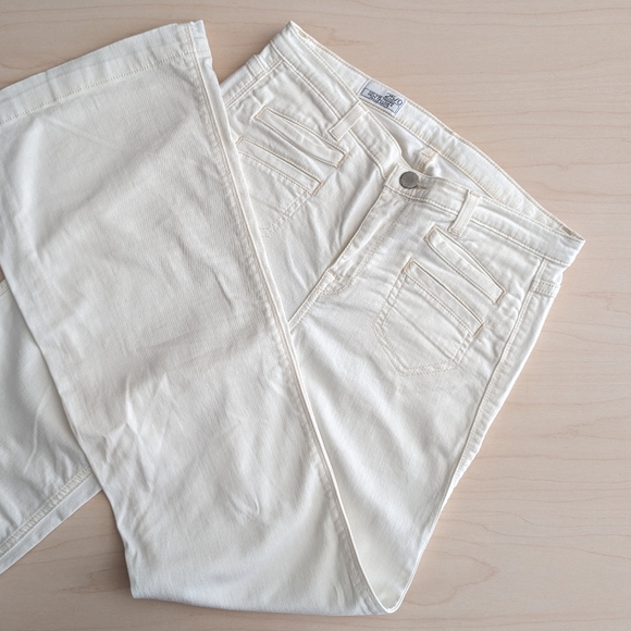 GAP 70s White Wide Leg Jeans 25 - Picture 7 of 7